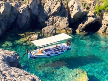 Maiorca: Alcudia, passeio de barco privado.