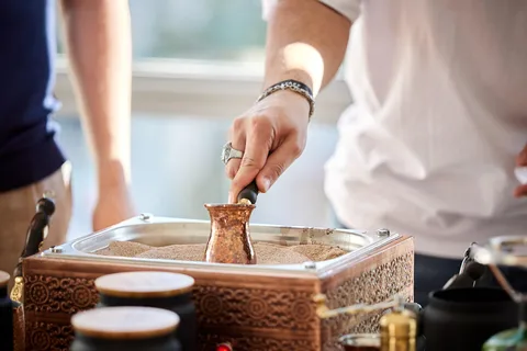 Turkish Coffee Making on Sand & Fortune Telling + Gift Set