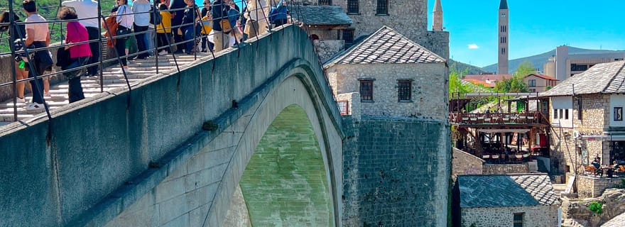 Excursion d'une journée au vieux pont de Mostar et aux chutes d'eau de Krawice
