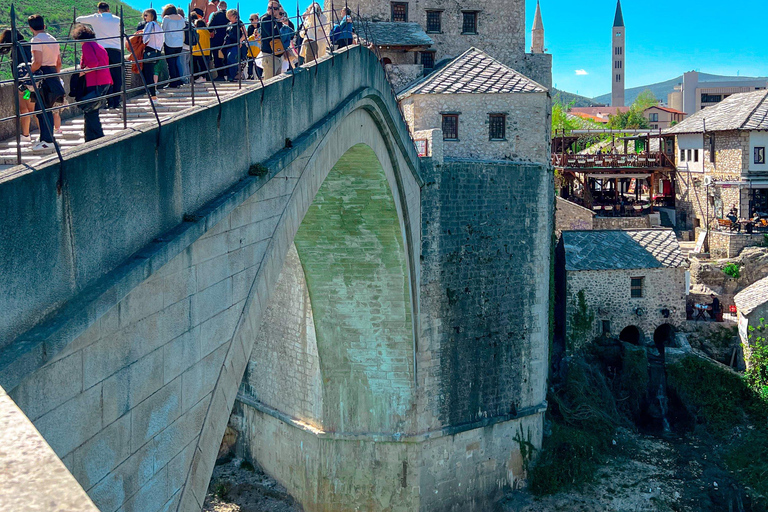 Day trip to Mostar old bridge and Krawice waterfalls