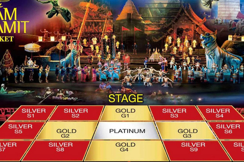 Phuket: Siam Niramit Show TicketAsiento de oro Sólo espectáculo