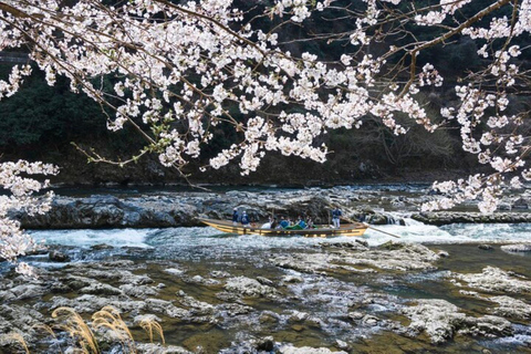 Kyoto Hozugawa River Boat Sagano Romantic Train Tour From Kyoto