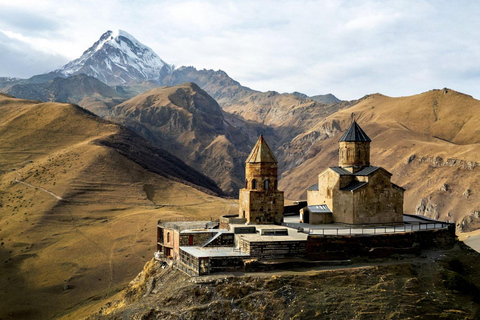 Tbilisi: Day Trip to Kazbegi, Gudauri, Gergeti with Guide⛰️