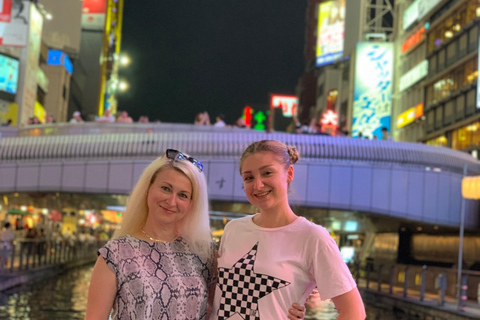 Osaka: Dotonbori-Flusskreuzfahrt mit Blick auf das Glico-Schild und die Neonlichter
