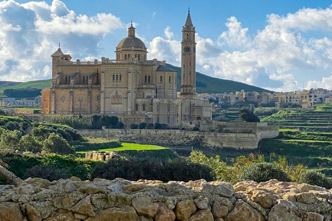 From Bugibba: Comino and Gozo Cruise with Swim Stops