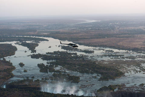 Lot helikopterem: Wodospady Wiktorii, Zimbabwe