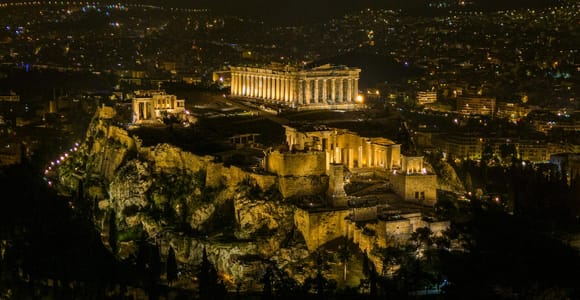 Athens and Piraeus Night Tour