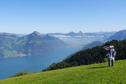 3 Mountains in 1 Day by Train, Cable Cars, Funiculars & Boat Excluding Train Tickets