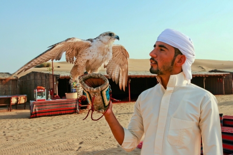 Dubaï : safari dans les dunes, chameau, sandboard et BBQVisite privée avec barbecue dans le camp bédouin (7 heures)