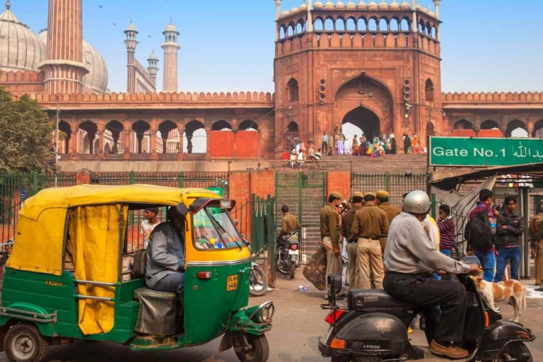 Old Delhi : 3 heures de visite privée en tuk-tuk ou en pousse-pousse