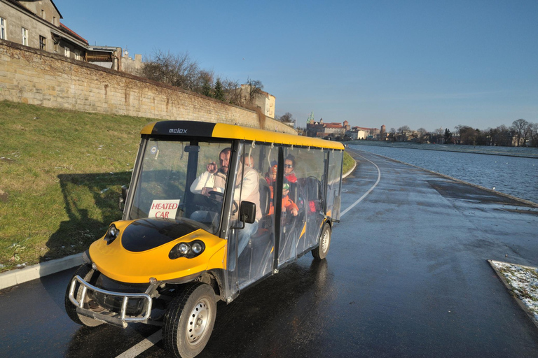 Krakow: Old Town, Kazimierz & Ghetto by Electric Golf Cart Multilingual Tour