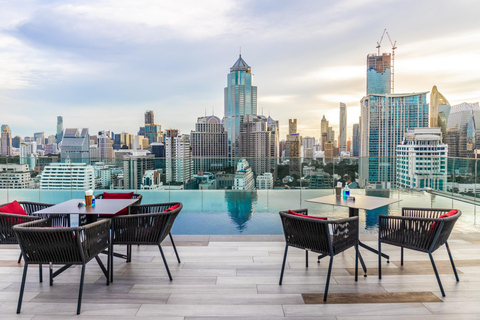 Bangkok: RedSquare Rooftop Bar at Novotel Sukhumvit 4 2 Dishes, Free-Flow Beer, and Non-Alcoholic Drinks