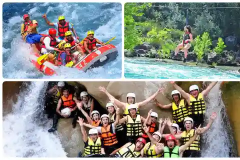 Köprülü Canyon Adventure, Rafting, Zipline, Canyoning 3 i 1