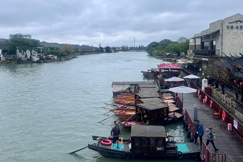 Shanghai: Zhujiajiao Waterstad met kalligrafie-ervaring
