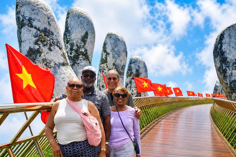 Da Nang: Ba Na Hills Late Start, Foot Massage & Local Food 4s private car + Cable car QR code ticket | NO guide & lunch