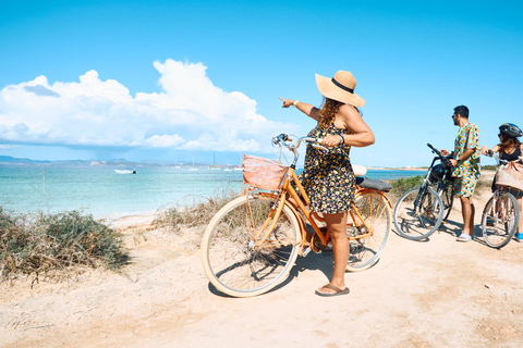 Ibiza: Formentera Boat Cruise, Bike Adventure & Sunset Party Ibiza: Formentera Boat Cruise, Formentera & Sunset Party