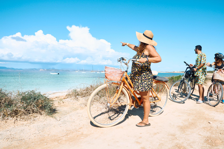 Ibiza: Formentera Boat Cruise, Bike Adventure & Sunset Party Ibiza: Formentera Boat Cruise, Formentera & Sunset Party