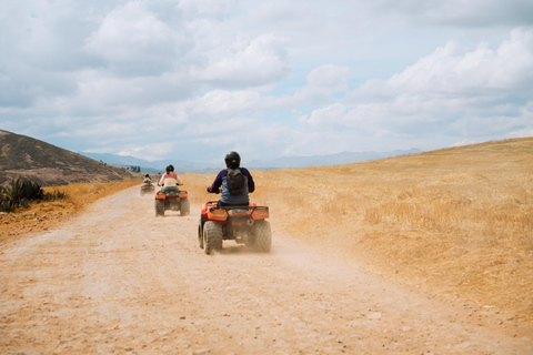 From Cusco: Moray and Maras Salt Mines Quad Bike Tour 1 person on an ATV (No Pickup Included)