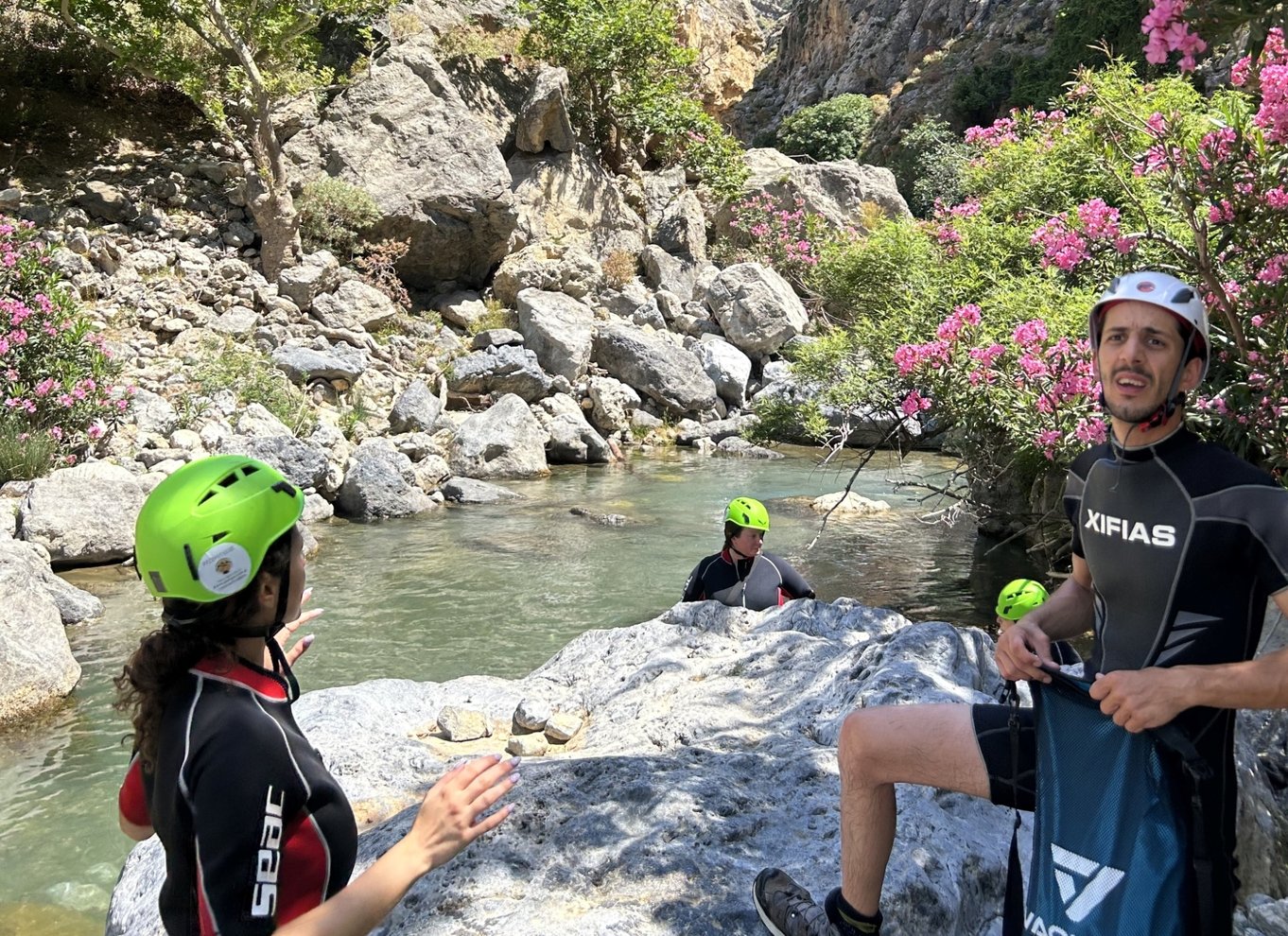 Fra Plakias: Guidet flodtrekking i Kourtaliotiko-slugten