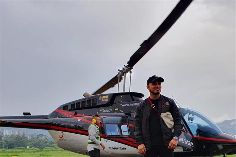 Medellín: Helicopter Tour with Hotel Pickup