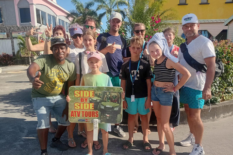 St Kitts:Side by Side Sightseeing Safari and Beach