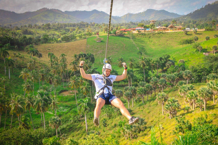 Punta Cana : Zipline, buggy, équitation et déjeuner