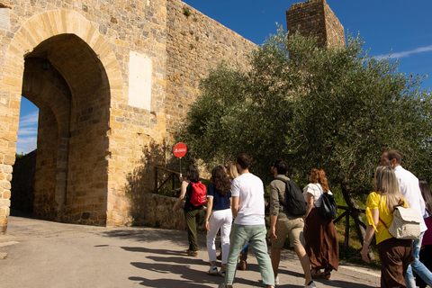 Florence: Monteriggioni & Val d'Orcia Optional Wine Tasting Classic Option in Portuguese
