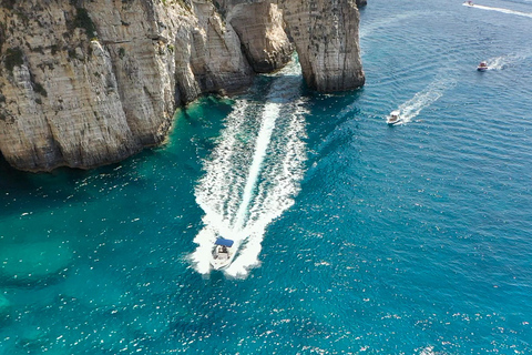 Zante: Crociera privata alla spiaggia dei relitti