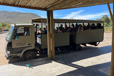 Safari al atardecer en la Reserva de Caza de Aquila con transporte privado