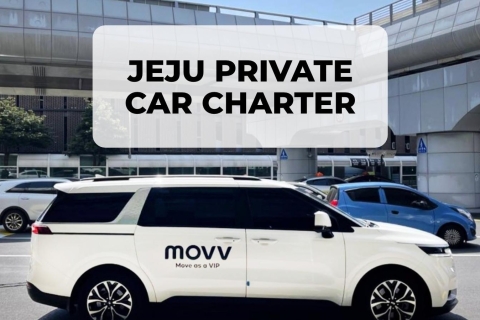 Jeju : Affrètement privé d'une journée en voitureJeju - 10 heures de location de voiture (jusqu'à 12 personnes)