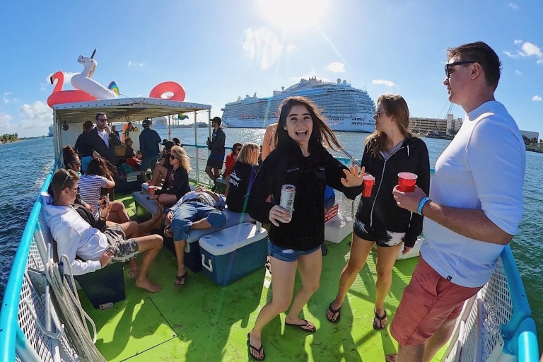 Crucero en barco Island Time con baño en un banco de arena en Ft. LauderdaleFort Lauderdale: Sandbar Party Boat