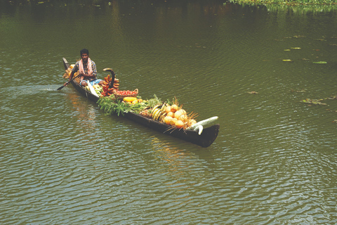 From Kochi: Alleppey Houseboat Cruise with Meals & Transfers