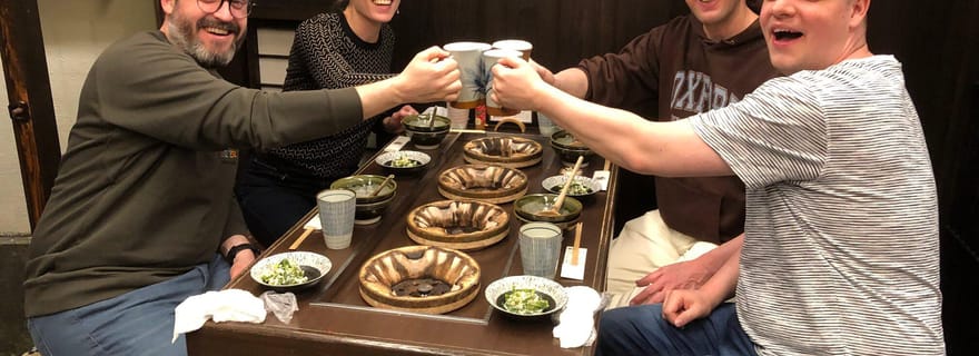 Visite nocturne de Takayama avec repas et boissons locales