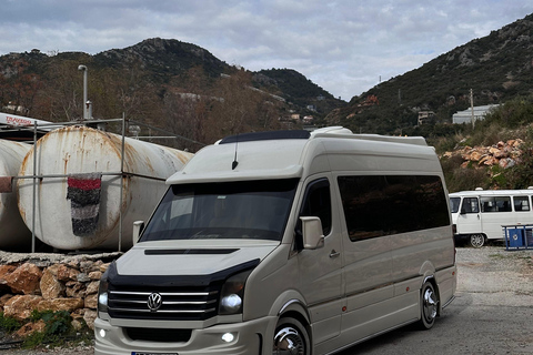 Wycieczka po mieście Alanya: dzień/noc, kolejka linowa i plaża KleopatryAlanya Hop-On Hop-Off Shuttle: Zachód słońca