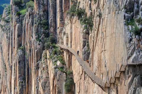 From Costa del Sol or Malaga: Caminito del Rey with Tapas