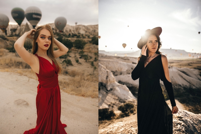 Latające sukienki do wypożyczenia w Kapadocji