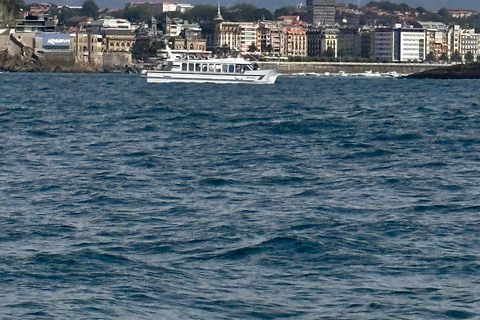 San Sebastián: Excursión Panorámica en Catamarán por la Bahía y la Costa