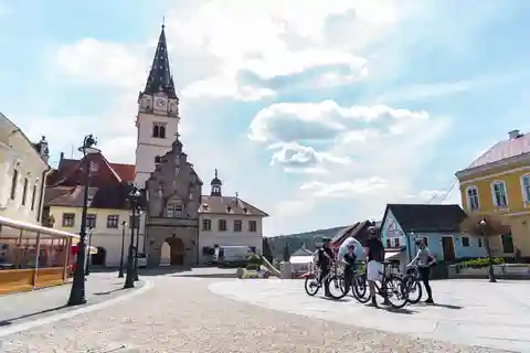 Marija Bistrica : Vers Gornja Stubica en vélo