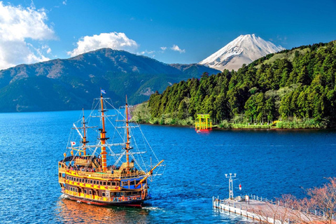 Excursion au mont Fuji, Hakone et Kamakura : téléphérique GRATUIT et croisière sur le lac AshiOffre limitée : Téléphérique et croisière pirate offerts - au départ de Toky