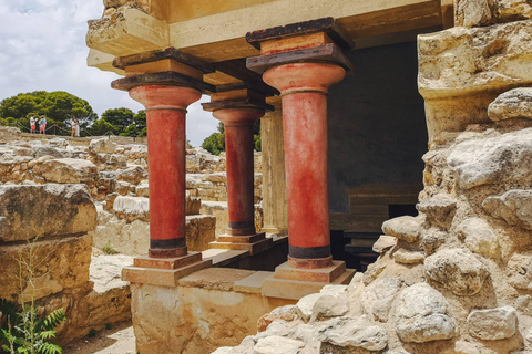 Minoan Path: Knossos Palace, Winery Visit, Lunch at Archanes Starting from Rethymno Areas