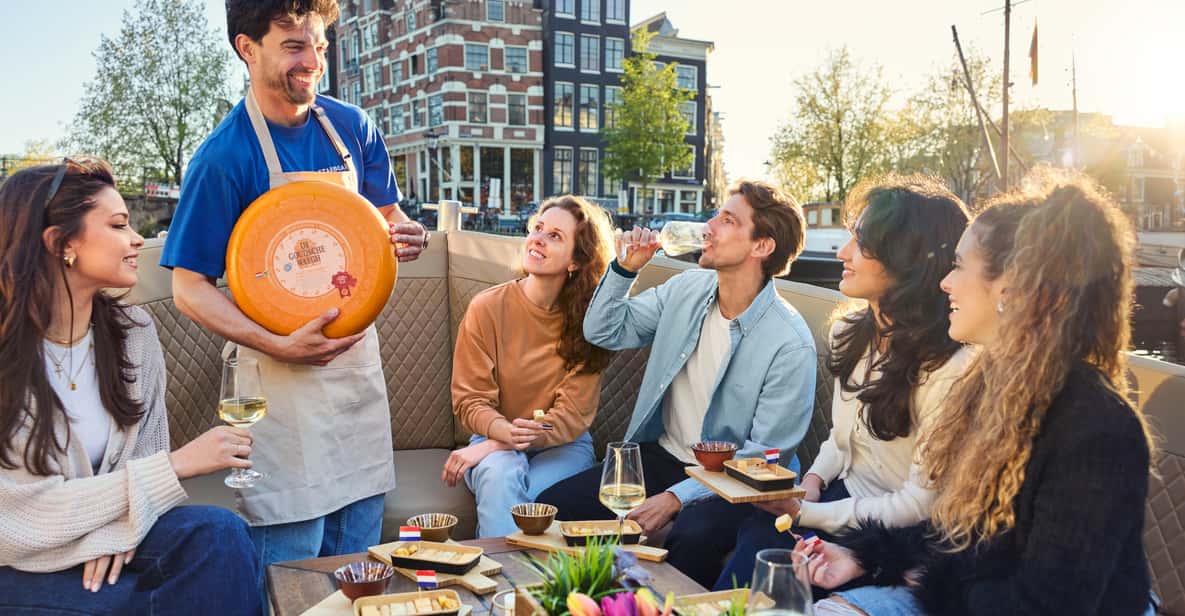 Cheese Tasting Canal Cruise with Unlimited Drinks — a boat tour from Amsterdam, Netherlands