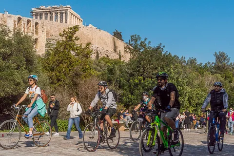 Historisch centrum Athene: Verkennen per fiets