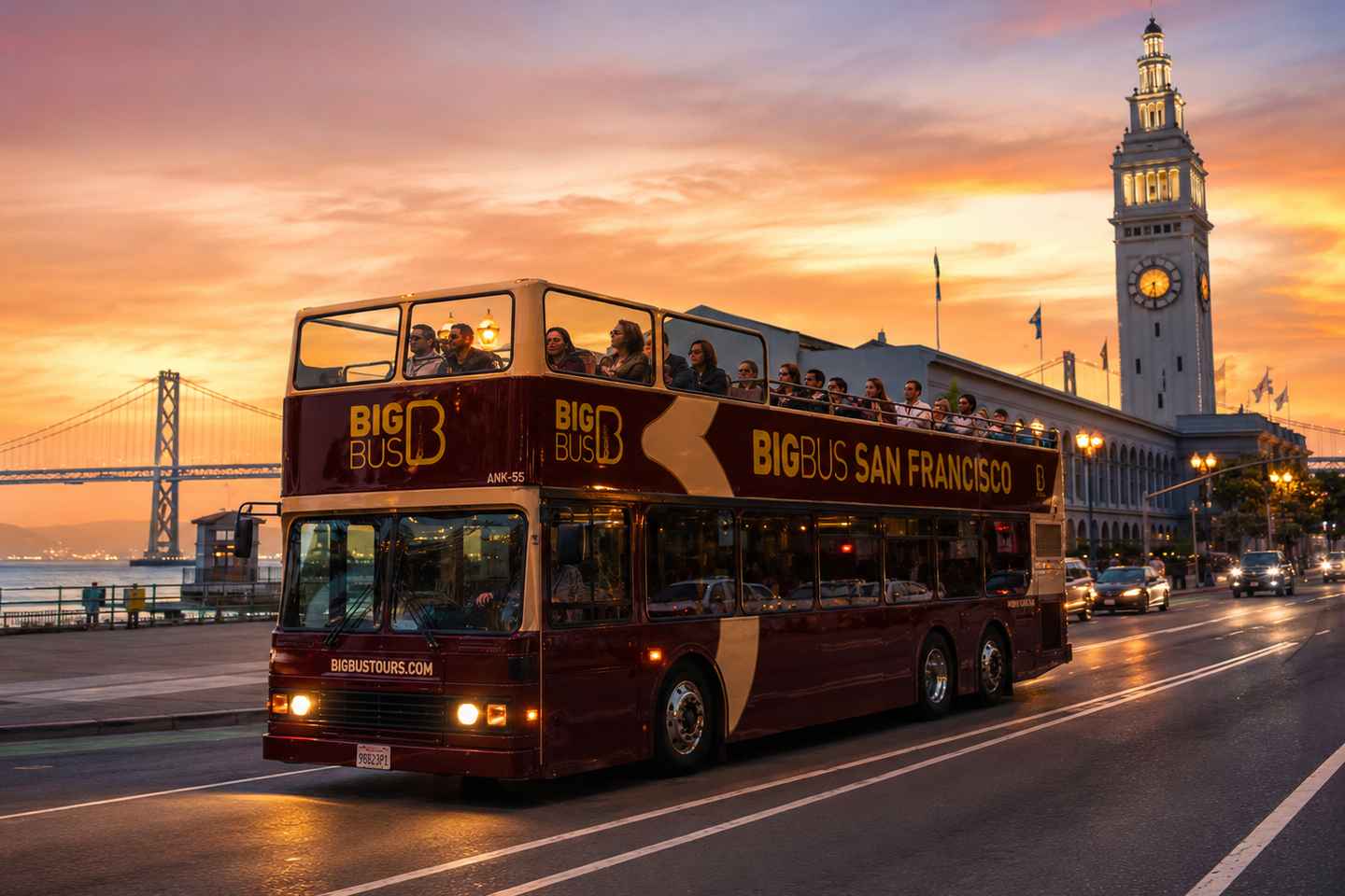 San Francisco: Sightseeing Sunset Tour by Open-Top Bus - San Francisco: Panoramic Sunset Tour by Open-Top Bus