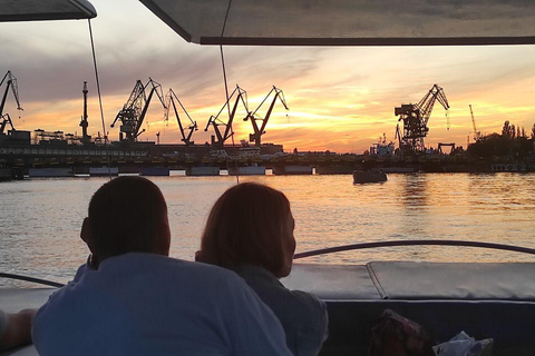 Gdańsk: Eko Rejs po Motławie o zachodzie słońca z Prosecco
