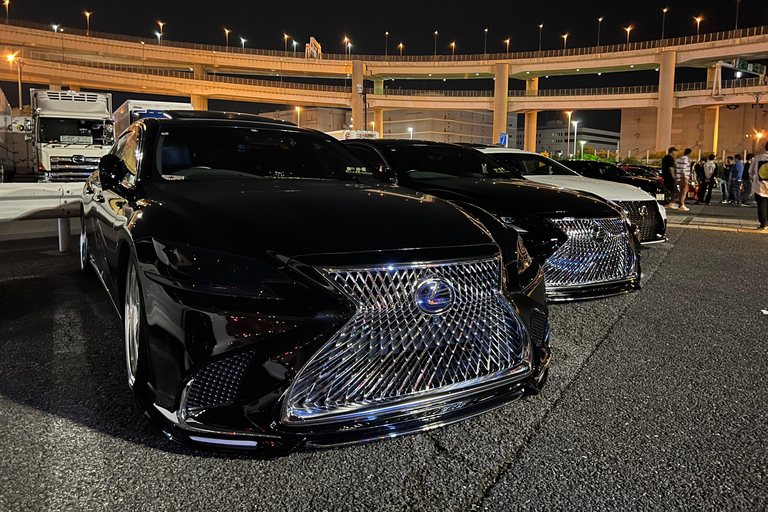 Tokyo JDM Tour: Daikoku PA (getunte JDM-Autos, Skyline GTR, RX7)JDM-Auto-Tuning-Erlebnis