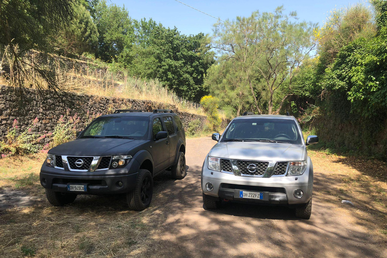 Mt. Etna: Morning 4x4 Tour with Volcanic Cave and Traditional Tasting