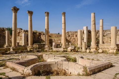 Desde Ammán: tour de día completo - Jerash y el Mar Muerto.visita sólo con transporte