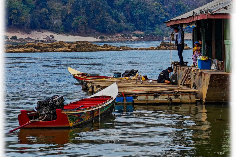 De Chiang Rai en barco lento a Luang Prabang 2 días 1 noche