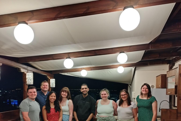 Cooking Class & Dinner at a Roof Garden in Athens