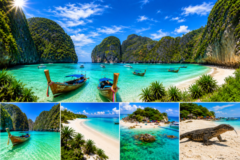Phuket: Phi Phi Islands & Bamboo Island Day Trip with Pickup